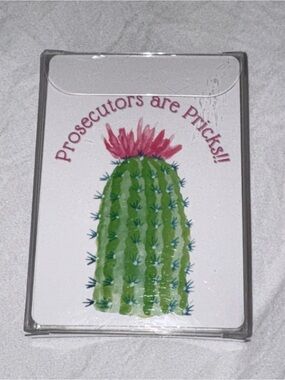 Playing Cards New in Original Packaging- Prosecutors are Pricks